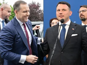 Miniatura: Nawrocki za, a nawet przeciw. Mentzen nie...